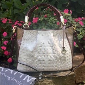 NEW Brahmin Ruby Melbourne Leather Satchel Tote